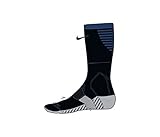 Nike Performance Cushioned Soccer Crew Socks (Black/Blue)