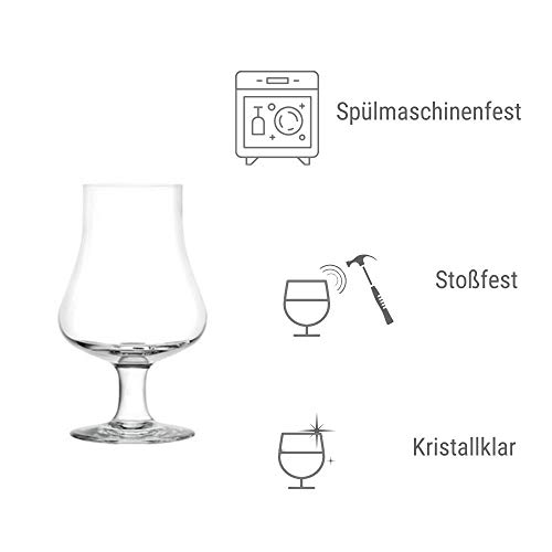 Stölzle Lausitz Nosing Glas 194 ml I Whisky Gläser 6er Set I Bleifreies Kristallglas I Hochwertiges Scotch Glas I spülmaschinentauglich I Einzigartige Gläser für den besonderen Anlass – Bild 4