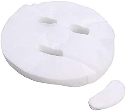 Pausseo Disposable Compressed Mask Paper, Natural DIY Facial Beauty Compression Cotton Mask Paper for Skin Face Care Mini Trave