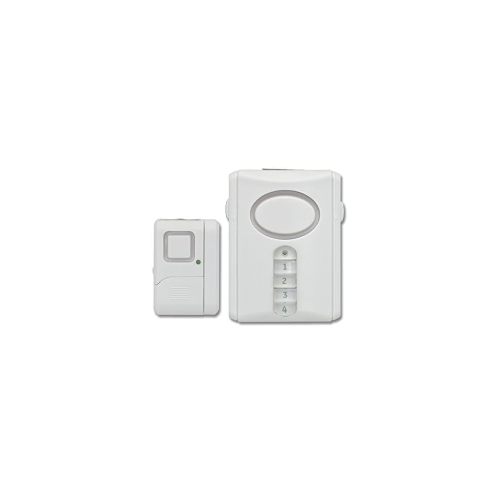GE Personal Security Alarm Kit, Includes Deluxe Door Alarm with Keypad