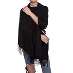 Womens Soft Scarf Blanket Large Pashmina Cashmere Shawls Wrap Stole with Tassel