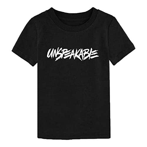 UNSPEAKABLE Youth Tee Shirt Youtuber Gaming Gift Boys Girls
