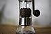 Handground Precision Manual Coffee Grinder: Conical Ceramic Burr Mill - Brushed Nickel