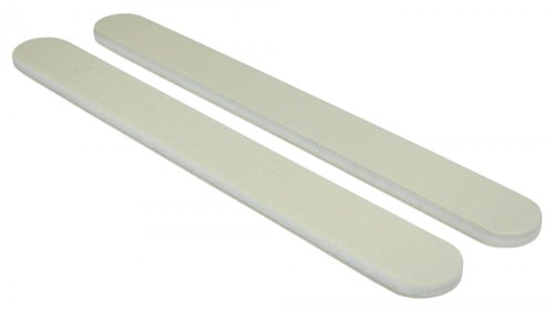 White 100/180 (Wht Ctr) Washable Nail File 12 Pack
