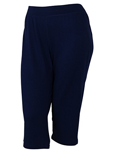 Style & Co. Women's Relaxed Essentials Stretch Fabric Pants (2X, Medieval Blue)