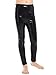 Aaronano Little Girls' Metallic Color Shiny Stretch Leggings