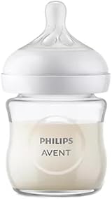 Philips Avent Natural Response Glass Baby Bottle 4oz 120ml Slow Flow Teat view 4