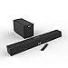 120 Watt Sound Bar with Subwoofer, MEGACRA Soundbars for TV with Bluetooth and Wired Connections, Home Theater Surround Sound, Bass Treble Adjustable, Sync Remote Design (2019 Beef Up Version)