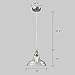 CLAXY Ecopower Foyer Clear Glass Dining Pendant Lighting