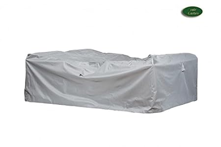 Gartenmöbel Schutzhülle / Abdeckung - Premium XXL (300 x 300 x 80 cm) wasserdichte Abdeckplane für Eck-Loungegruppe / Oxford 