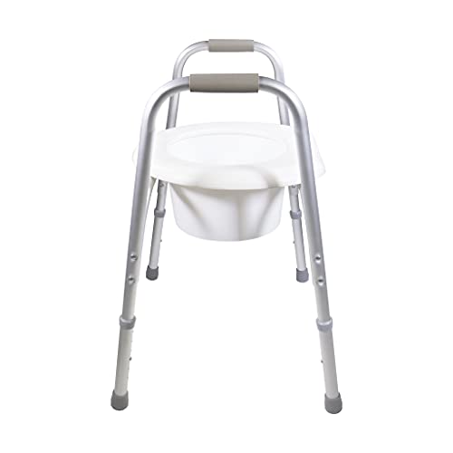 PCP Raised Toilet Seat and Safety Frame (TwoinOne), Adjustable Rise