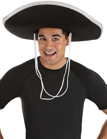 Sombrero de auténtico bandido mexicano > Complementos para Disfraces > Accesorios para la cabeza