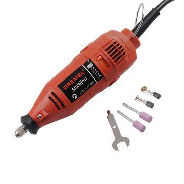 Generic Red 220V Electric Grinder Variable Speed Rotary Power Tool