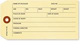 SmartSign Coroner and Funeral Toe Identification Tags | 2.625