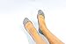 Thirty48 Women’s No Show Loafer Socks, Boat Shoe Liners with Non Slip Grip (One Size (6-9), Gray(3 Pairs))
