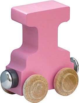 NameTrain Pastel Letter Car I - Made in USA