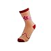JOYCA and Co. 5 Pairs Womens Cute Colorful Fashion All Season Cotton Crew Socks (Sakura) One Size