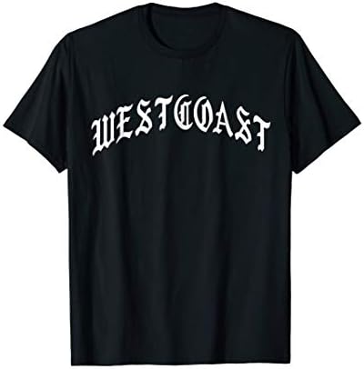 California Fashion & CultureWestcoast Los Angeles Hip Hop T-ShirtOEKO-TEX STANDARD 100