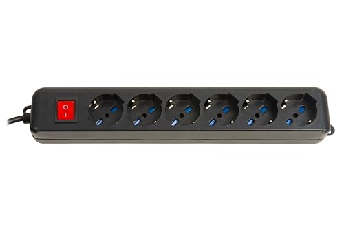Link LKMP06N Black socket-outlet