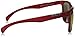 Suncloud Doubletake Polarized Sunglass with Polycarbonate Lens, Matte Red Frame/Red Mirror