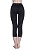 Women's Compression Capri's (Black - XS) - Body Slimming for Yoga, Hidden Pocket, Amazing Workout Pants