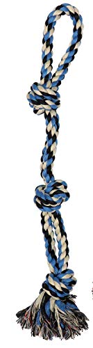 XL Dog Rope Toy for Aggressive CHEWERS - Benefits Non-Profit Dog Rescue - Extra Large Dog Rope Toys for Large Dogs - Large Dog Toy Floss - Nearly Indestructible Dog Toys (1 Piece) - Thumbnail 2
