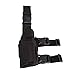 CISNO Tactical Drop Leg Holster, Adjustable Thigh Pistol Gun Holster for Left/Right Handed, Case Bag Pouch for Hunting