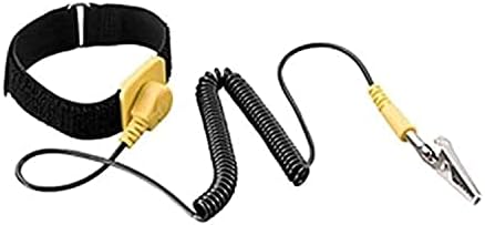 Generic Anti Static Wrist Strap Yellow, Solid, Plastic, Classic