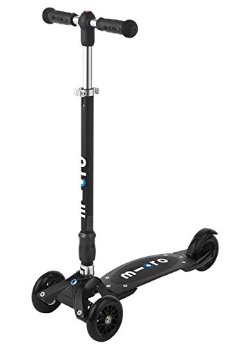 Micro Kickboard Compact Interchangeable Scooter (Black)