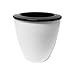 Evelots 3 Pack Of Self Watering Planters,Small Or Large,White Flower Pots, Small