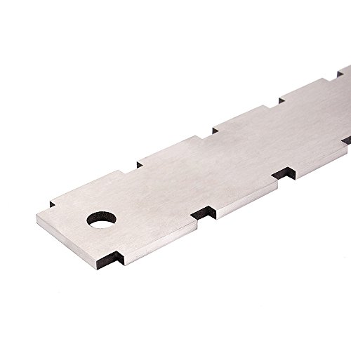 Mowind Stainless Steel Guitar Neck Notched Straight Edge Luthiers Tool for Most Electric Guitars Gibson 24.75" - Thumbnail 3