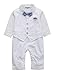 HeMarIsle HMD Baby Boy Long Sleeve Gentleman White Shirt Waistcoat Bowtie Tuxedo Genterman Onesie Dressy Suit Outfit Romper (Whithe, 0-3 M)…
