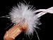 ASIBT 20 Pcs Novelty Pecker Whistle with Ribbon & Feather, Bachelorette Party Necklace