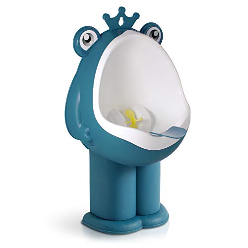 Hallo Potty Training Urinal Boy Urinal Kids Toddler Pee Trainer Bathroom Funny Baby Training Potties(DEEP Blue)