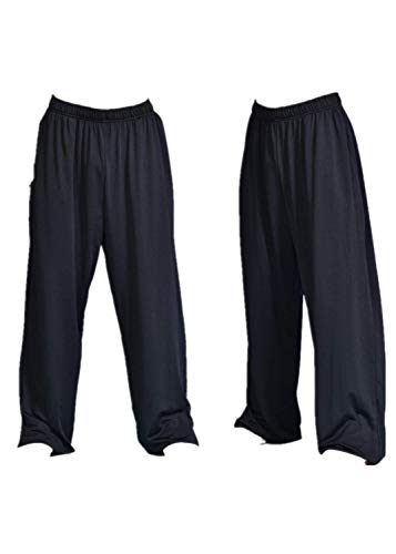 image for BJSFXDKJYXGS Men's Women Martial Arts Pants Kung Fu Cotton Milk Silk T
