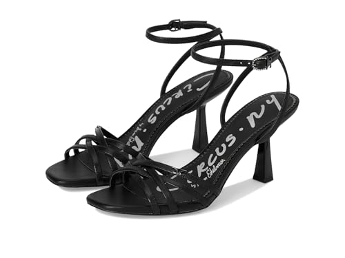 Circus NY by Sam Edelman Women’s Kenzie Heeled Sandal, Black Leather, 10