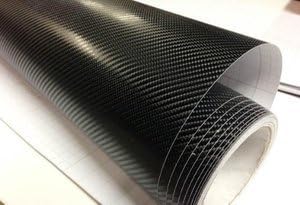 Amazon Co Jp Taro Works 4d リアル カーボンシート 152cm 30cm 黒 ブラック 車 バイク