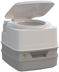 Thetford Porta Potti 260P MSD Marine Toilet 90° with Piston Pump, Level Indicator, and Hold-Down Kit