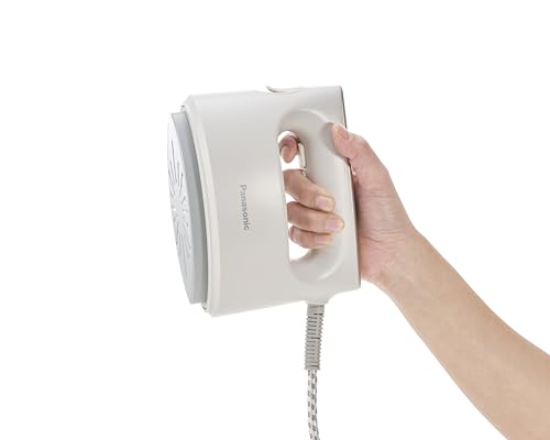 Panasonic 2 in 1 Hand garment steamer with soleplate, Steam & iron, Powershot function, 3 modes of soleplate temperature, Quick start up, Easy & portable, Ivory, NI-FS780CTH