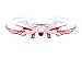 World Tech Toys Striker-X HD Camera Drone 2.4Ghz 4.5Ch HD Picture/Video Camera RC Quadcopter Vehicle, Red/White, 12 x 12 x 2.75