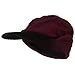 e4Hats.com Oversize Fleece Warmer Flap Cap - Wine OSFM