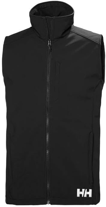Hommes Gilet Softshell Paramount, Noir, XL