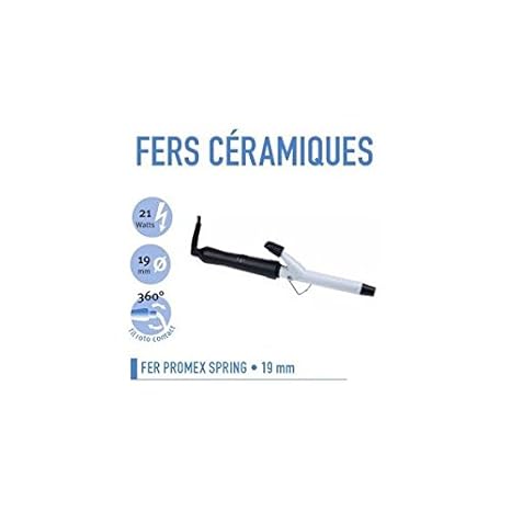 Promex-Rizador de pelo 19 mm, hoja de cerámica: Amazon.es: Salud y cuidado personal