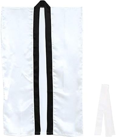 Amazon アーテック ソフトサテンロングハッピ S 白 ハチマキ付 衣装 手作り 運動会 体育祭 幼稚園 小学校 お遊戯 文化祭 衣装ベース コスプレ 仮装 通販