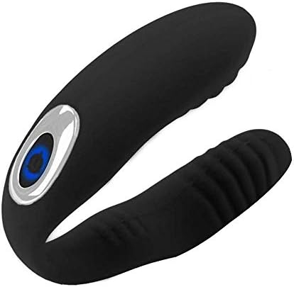 Electric Wand Massage for Ladies - Personal Therapeutic Wand Massage Stick for Funny and Stress Relief with 10 Vibration Patterns - Cordless & Rechargeable Via USB (Black)
