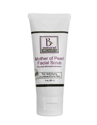 Be Natural Organics Mother of Pearl Facial Scrub 2 Oz (60 ml)