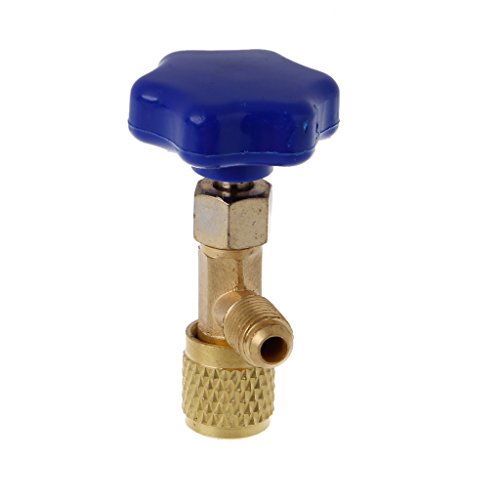 Autone 1/4 SAE Auto AC Can Tap Valve Bottle Opener For R22 R134a R410A Gas Refrigerant - Thumbnail 2