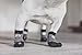 Grippers Non Slip Dog Socks | Traction Control for Indoor Wear | Dog Paw Protection | Non Skid Dog Booties Grip (L)