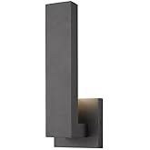 Z-Lite 1 Light Outdoor Wall Sconce 576S-BK-LED