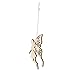 Tinksky 10pcs Wood Fairy Angel's Wings shape Ornament Embellishment Tag